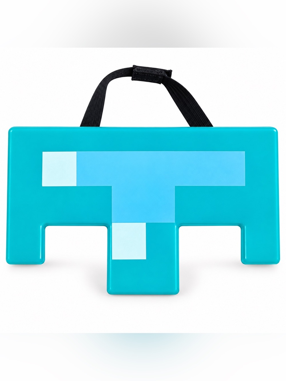 Minecraft Diamond Armor Teal Helmet Half Mask Costume Accessory 10x6